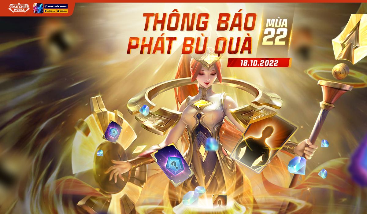 Thông báo: Phát thưởng TOP xếp hạng mùa 22