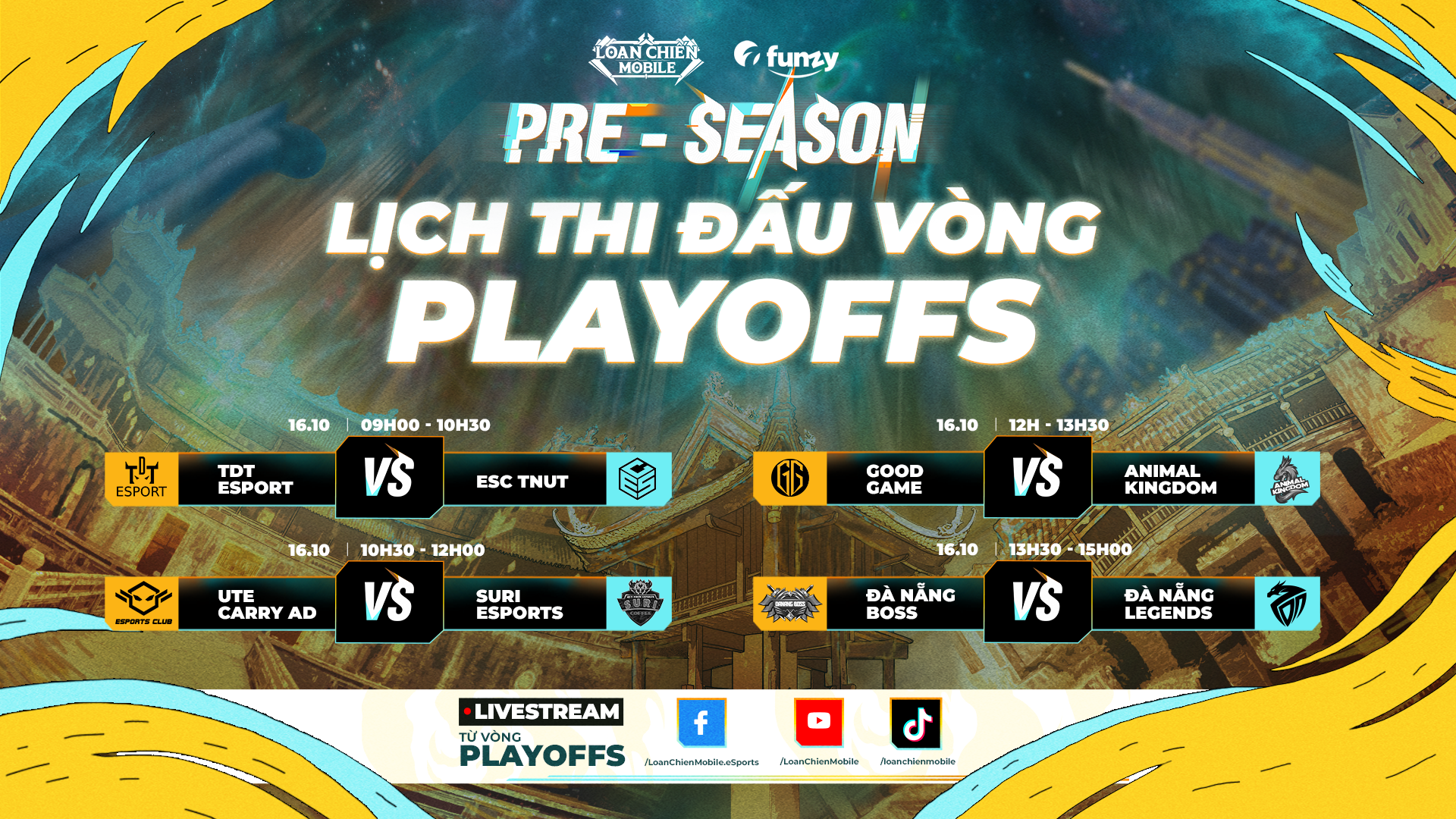 Tâm điểm vòng Playoffs Pre-season Zaka'r League A: Tấm vé vào Vòng Chung kết sẽ gọi tên ai?